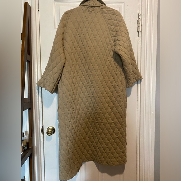 Zara Quilted Trench Coat - Picture 4 of 4